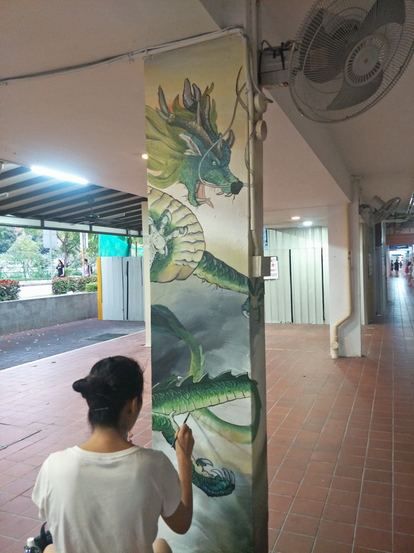 新加坡幼儿园彩绘