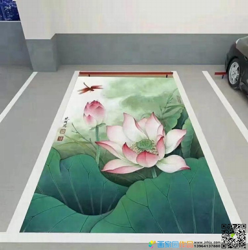 车位3D画设计图