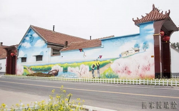 农村墙绘素材图片