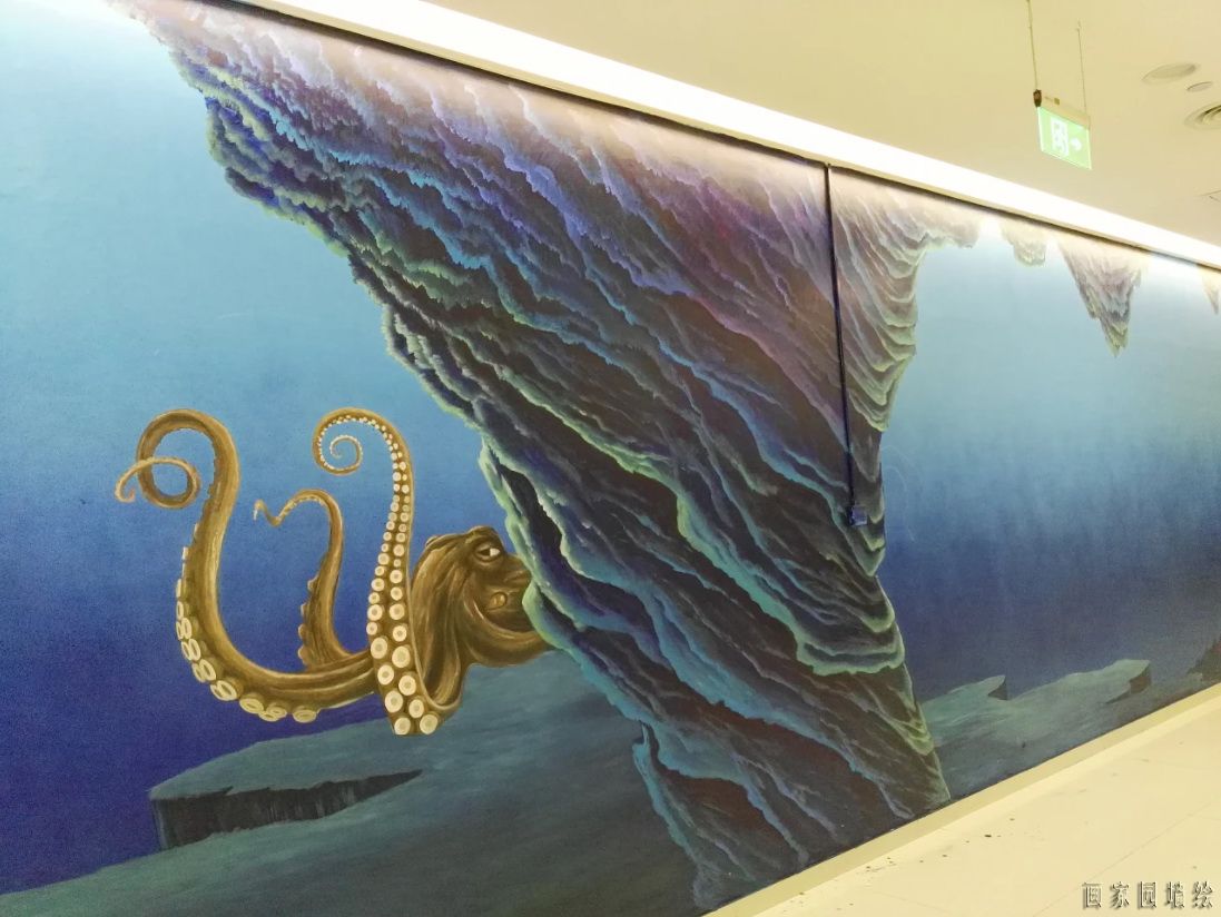 海底世界墙绘素材