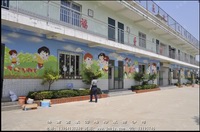 济南墙体彩绘-吴家堡小学附属幼儿园作品