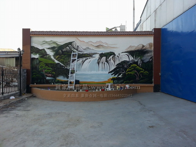 衡水欣坤肥料公司企业文化墙彩绘