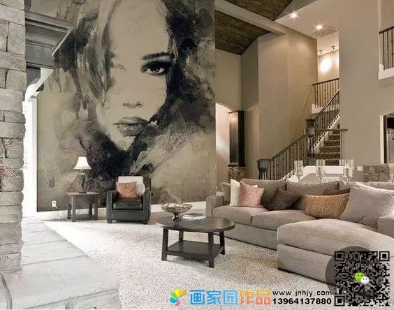 人像类墙绘素材