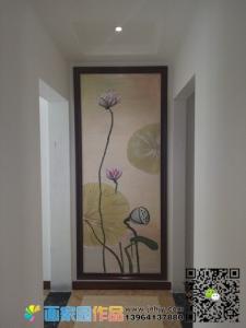 轻奢风格玄关画
